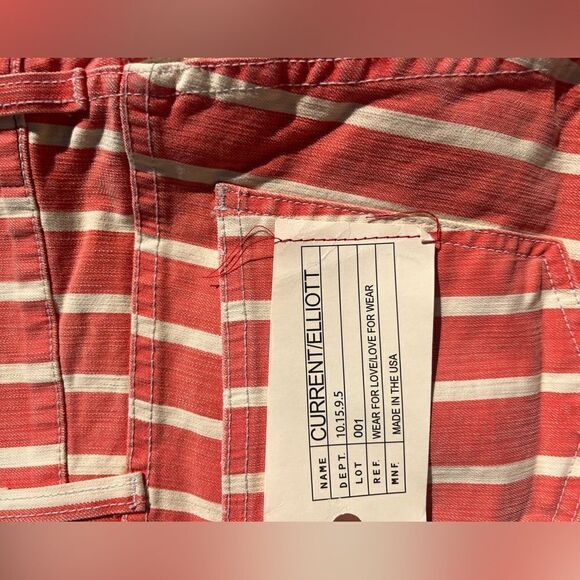 Current/Elliott Striped Jeans NWT - Picture 5 of 5